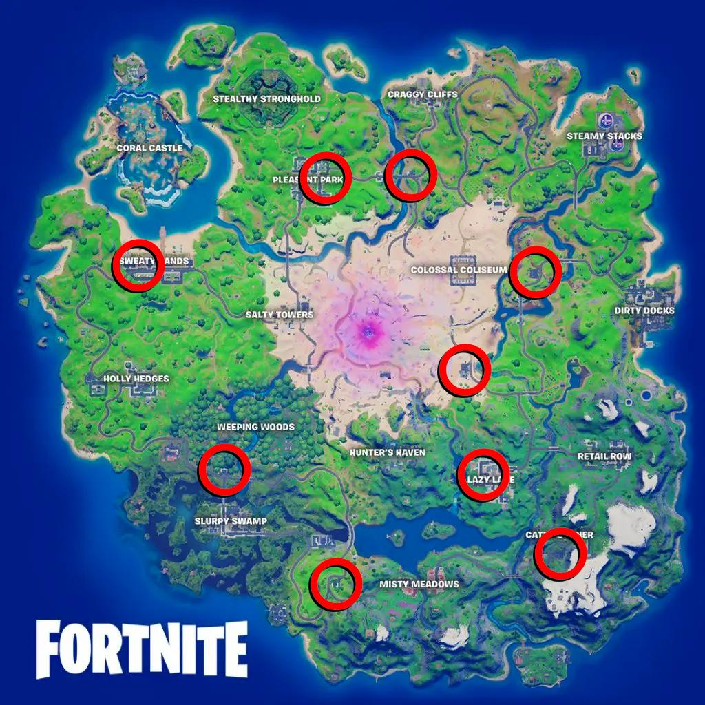 Fortnite Gas Station Map