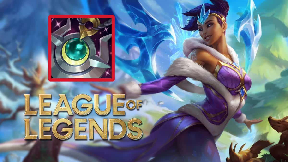 Winter Wonder Karma in League of Legends next to Moonstone Renewer