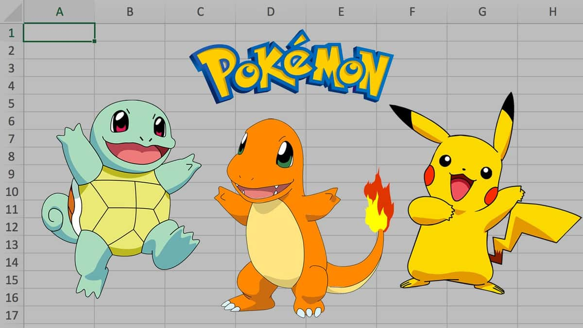 Pokemon Excel art