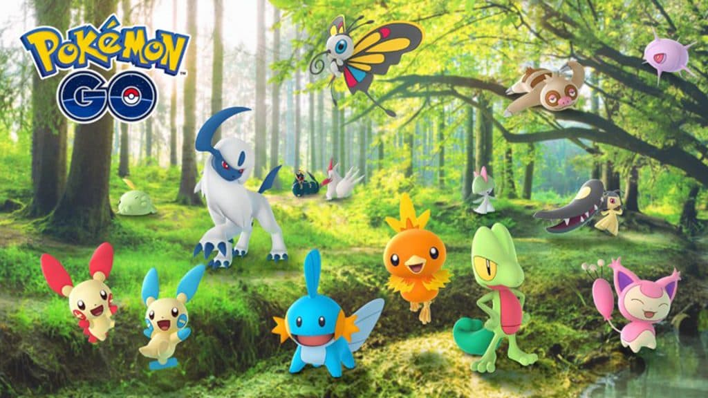 Pokemon Go Hoenn Collection Challenge Event