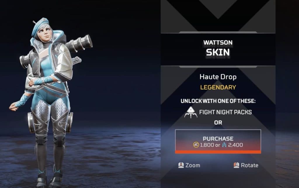 Wattson Haute Drop skin in Apex Legends