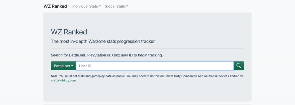 Warzone WZRanked Sign Up