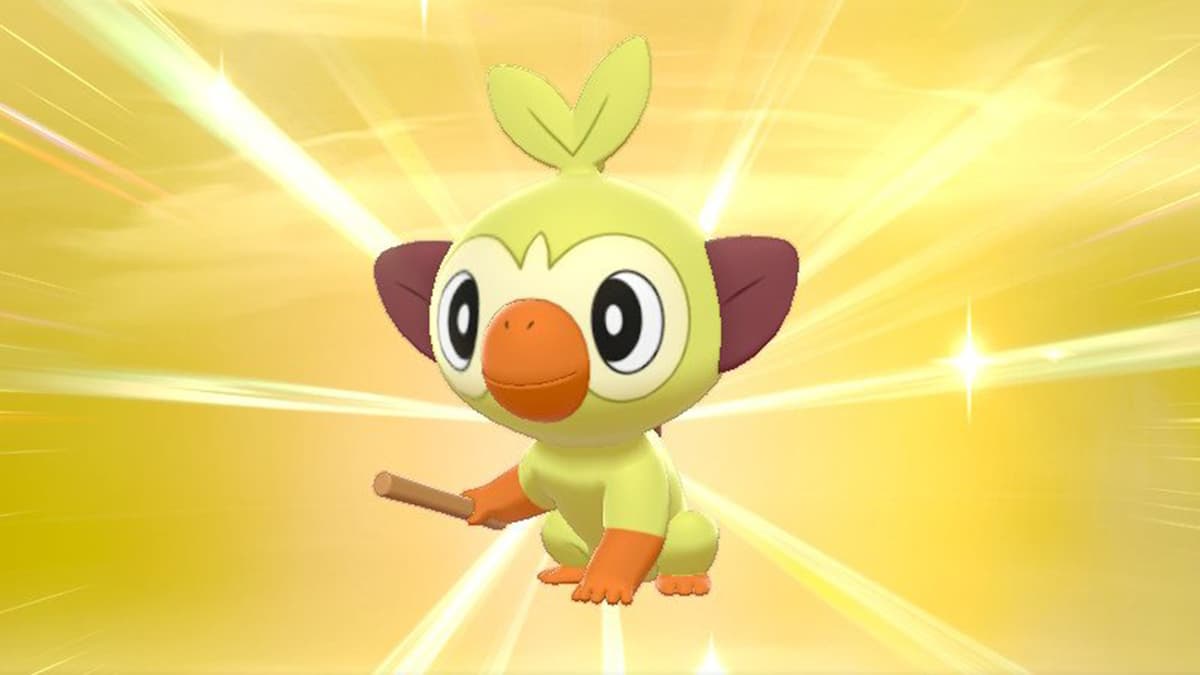 Shiny Grookey Pokemon