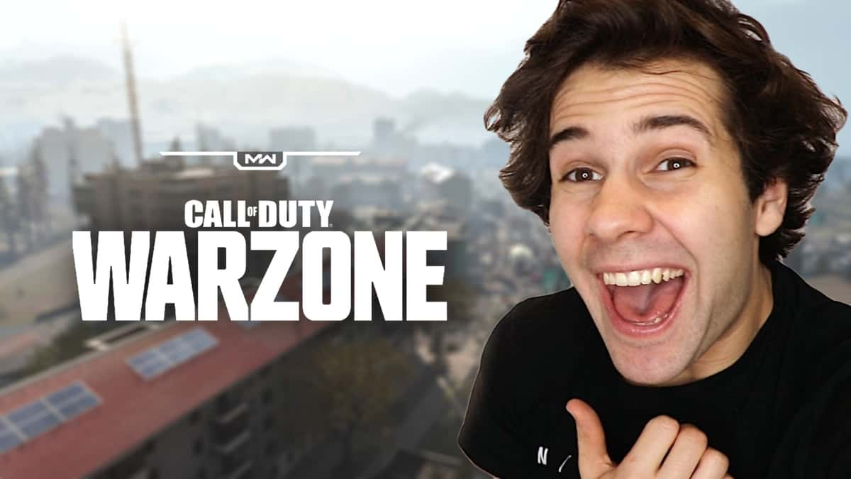 david dobrik on warzone