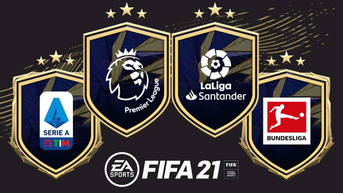 FIFA 21 premier league la liga bundesliga serie a upgrade sbc