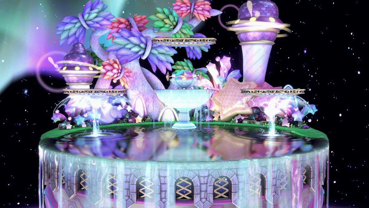 Fountain of Dreams stage in Smash