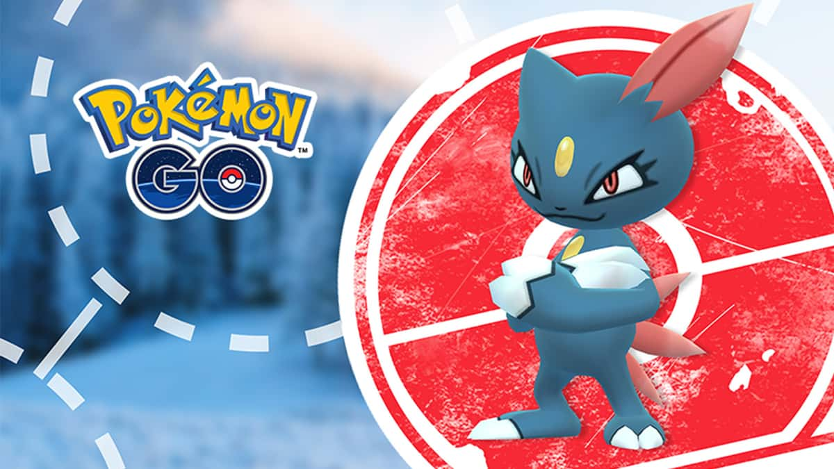 Screenshot of Sneasel in Pokemon Go.