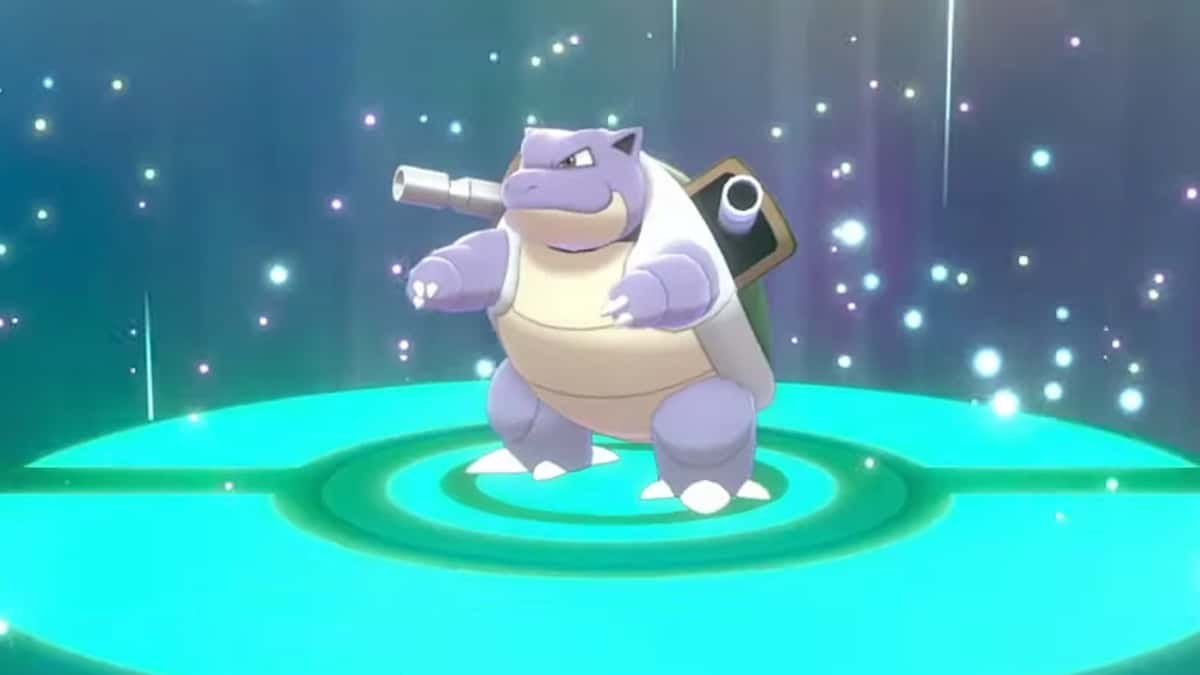 Shiny Blastoise pokemon sword shield