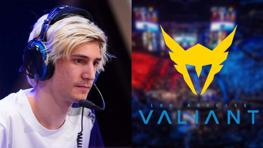 xQc Overwatch League LA Valiant logo