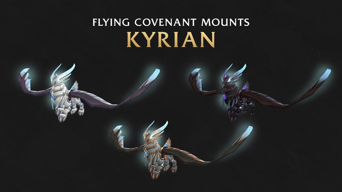 WoW Shadowlands Kyrian Mount