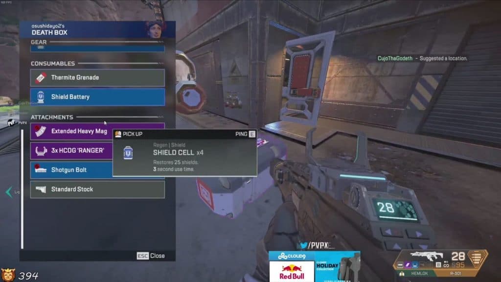 Apex Legends PVPX Death Box Bug Twitch Clip