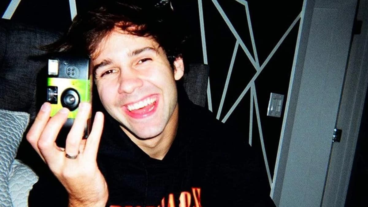 David Dobrik with disposable camera