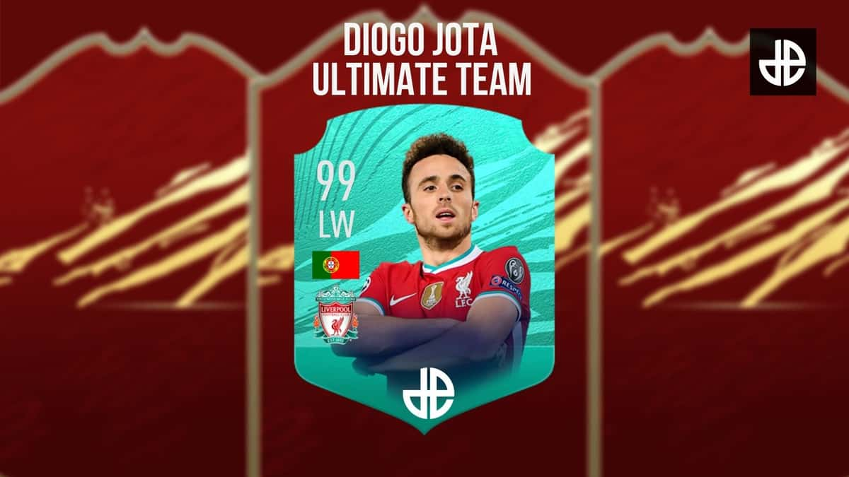 Diogo Jota's pro card in FIFA 21