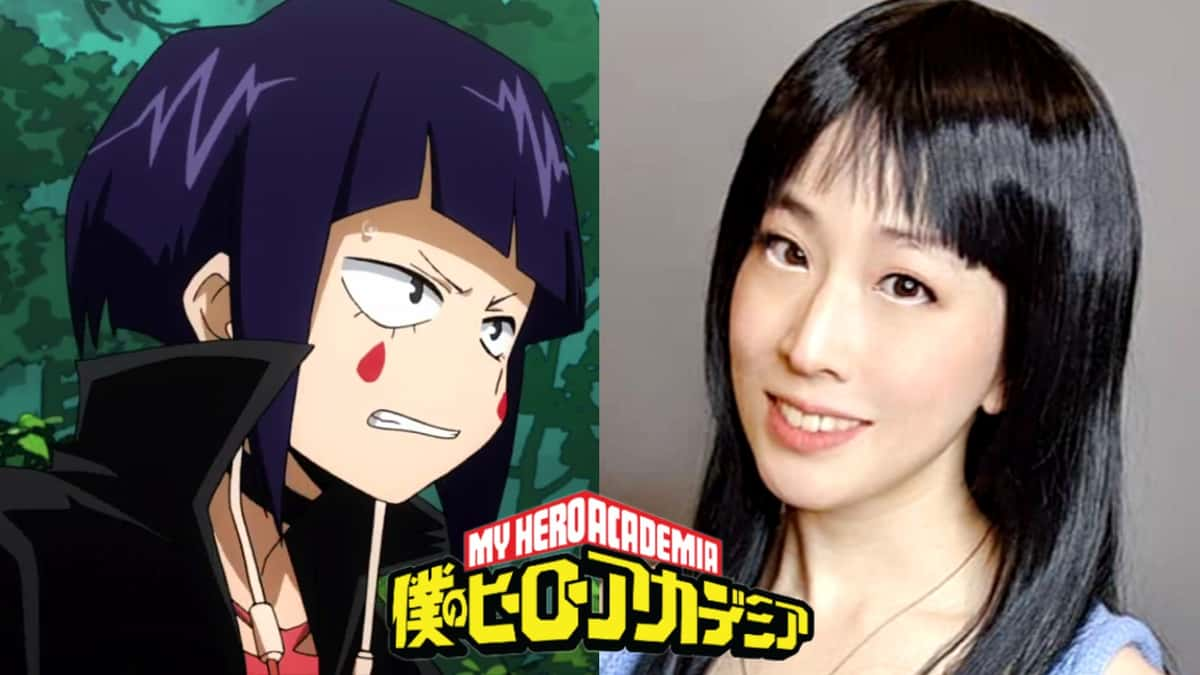 Cosplayer Kaya Rogoyski next to Jiro from My Hero Academia