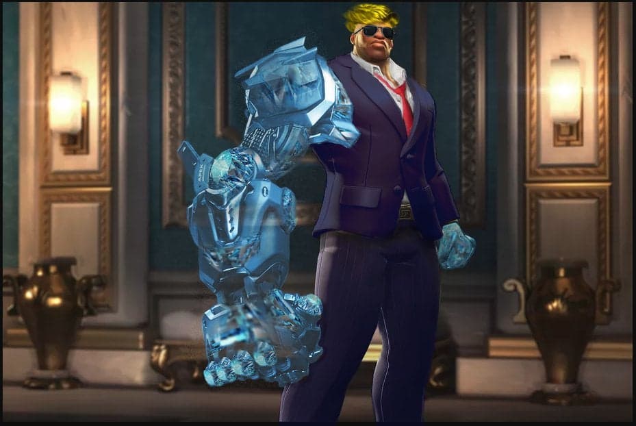 Diamond hands doomfist Overwatch skin idea concept