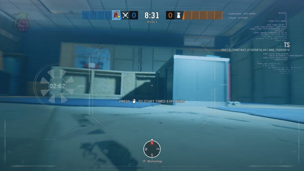 Flores drone in Rainbow Six Operation Crimson Heist