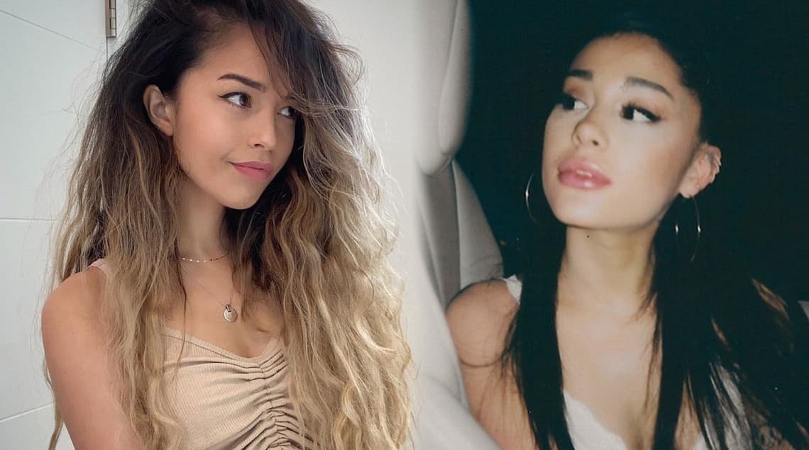 Valkyrae and Ariana Grande