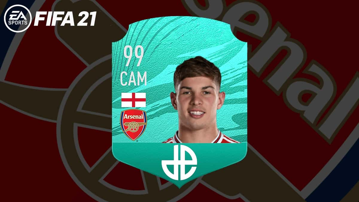 arsenal emile smith rowe fut 99 pro player card