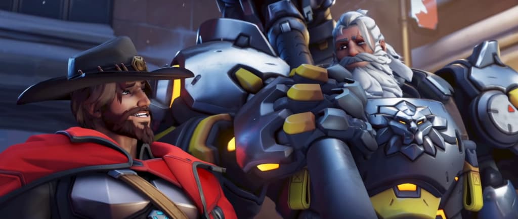 Reinhardt and McCree are happy