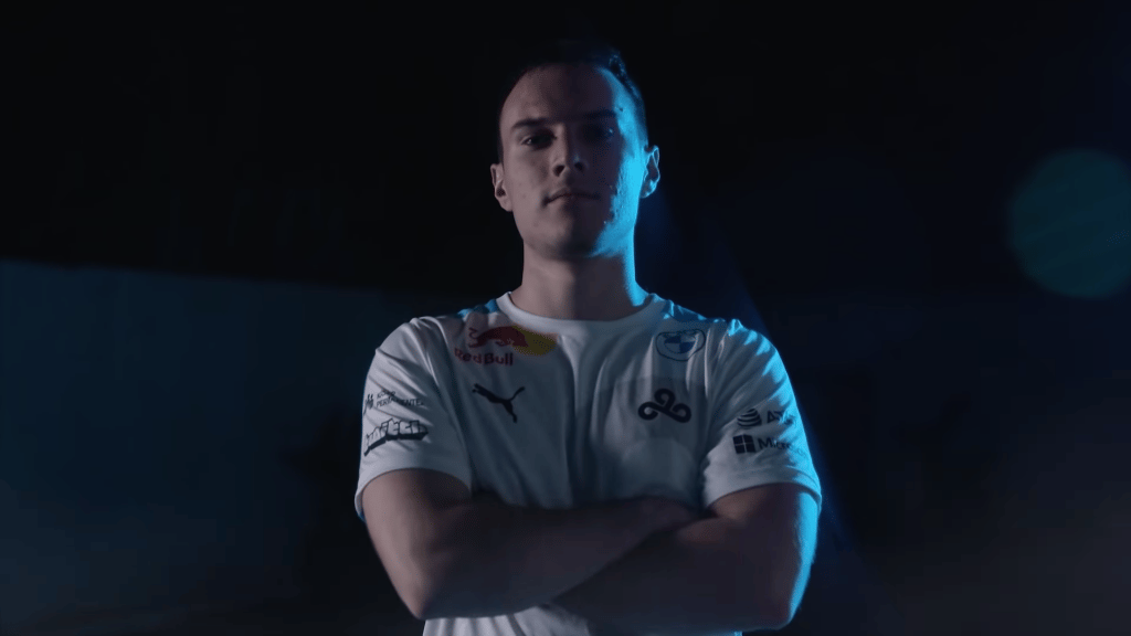 Perkz in Cloud9 jersey