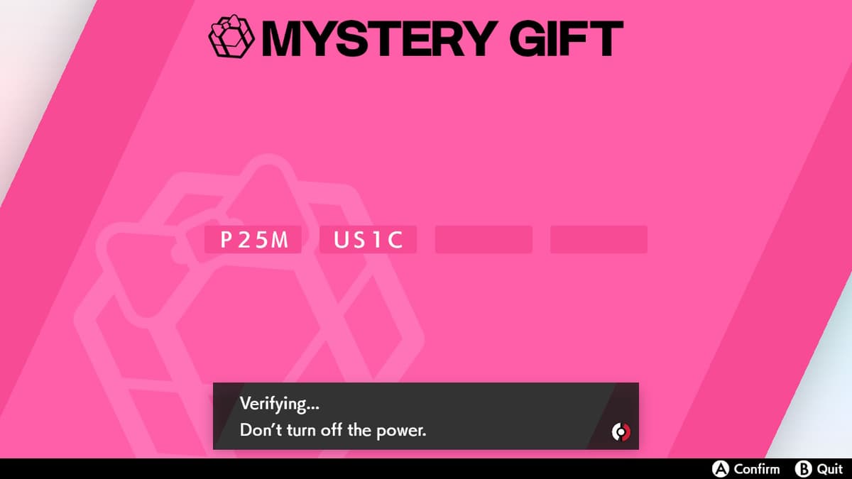 mystery gift pokemon sword shield pikachu