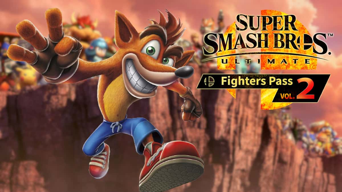 Crash Bandicoot in Smash Ultimate fighters pass volume 2