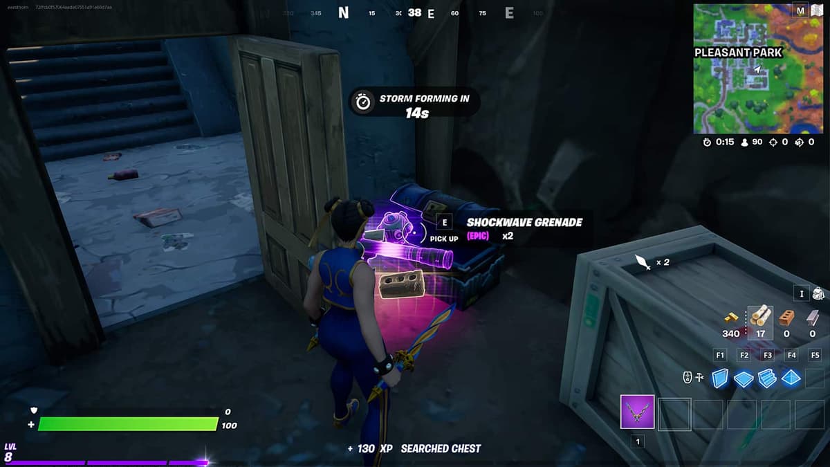 Pleasant Park Bunker Chest Fortnite Season 6