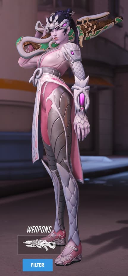 Overwatch Widowmaker Pale Serpent Skin