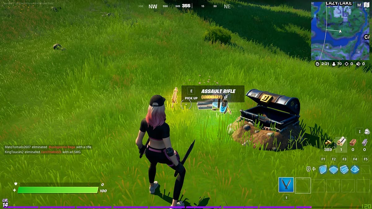 Lazy Lake Buner Chest Fortnite Season 6