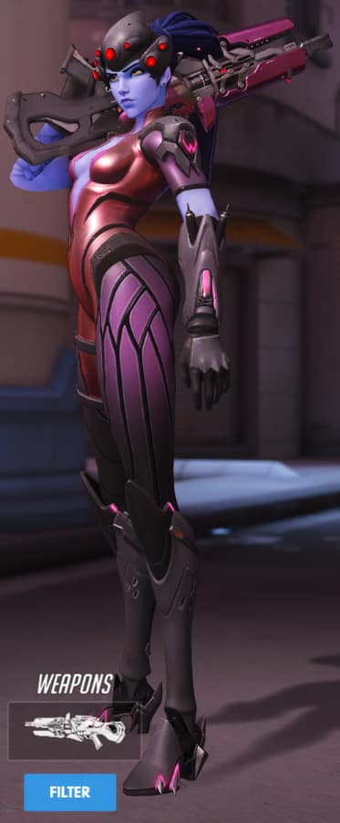 Widowmaker Rose skin