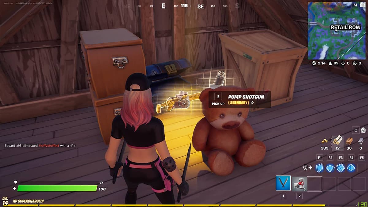 Retail Row bunker chest Fortnite Season 6