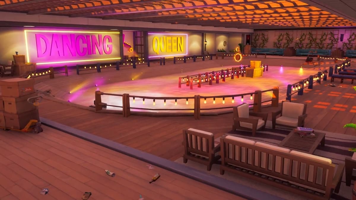 screenshot of in-game visual from Roller Disco Prop Hunt