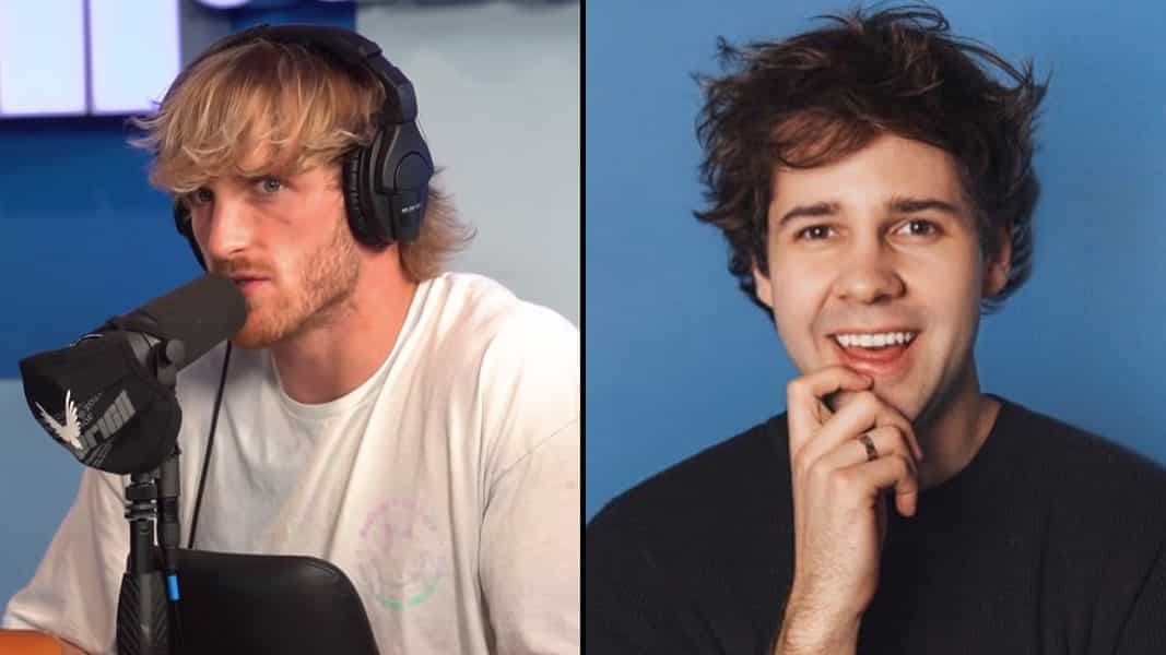 Logan Paul on the mic with David Dobrik