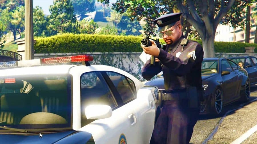 GTA RP police officer