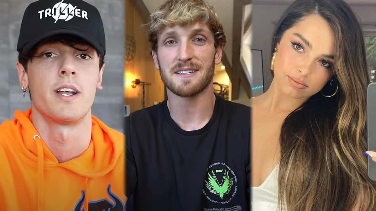 Bryce Hall reacts to logan paul addison rae dating rumors