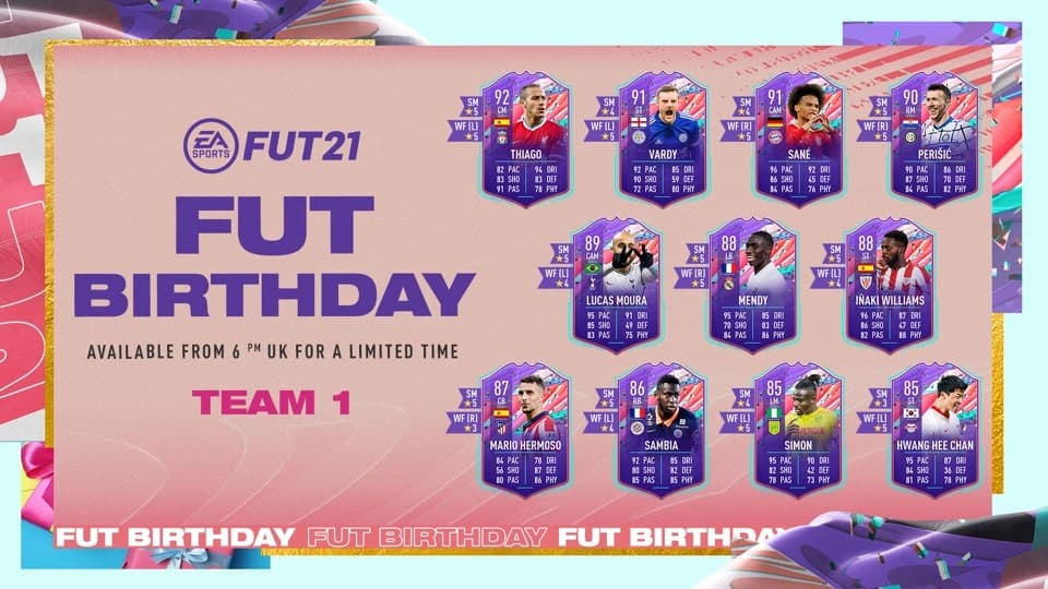 fut birthday fifa 21 team 1