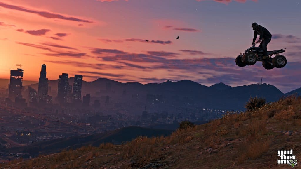 GTA 5 ATV Sunset