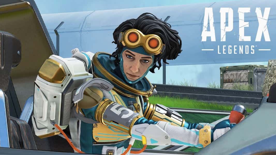 Horizon riding in a car in Apex Legends