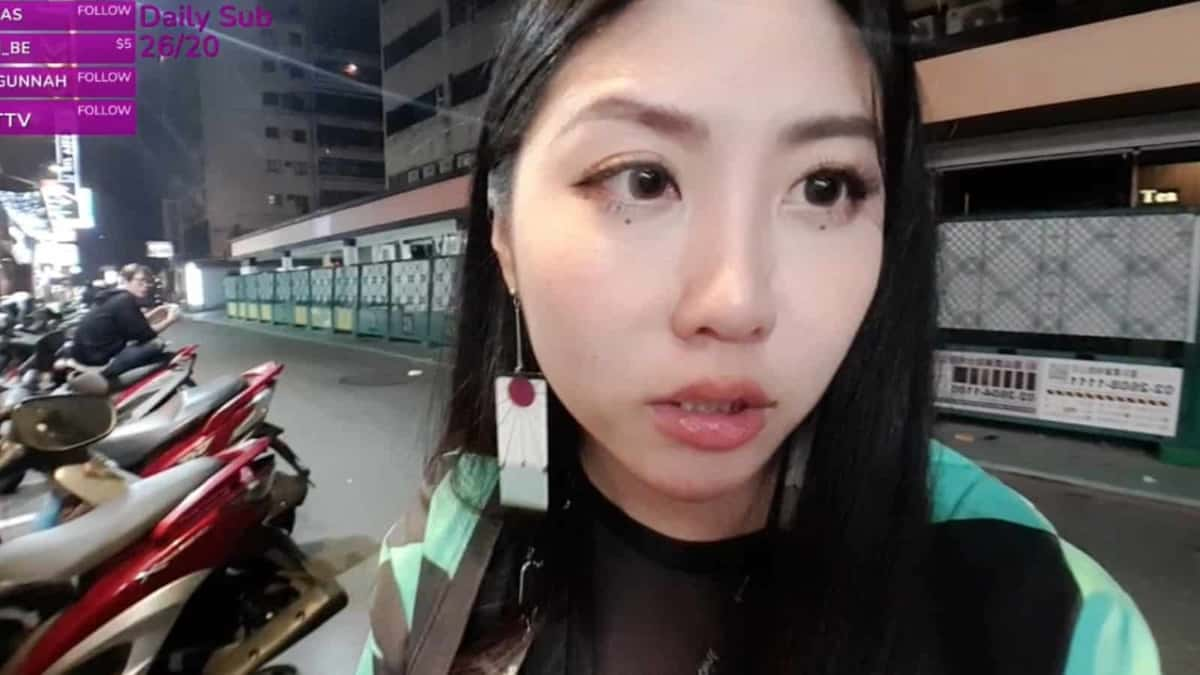 Babyhsu gets spit on by biker