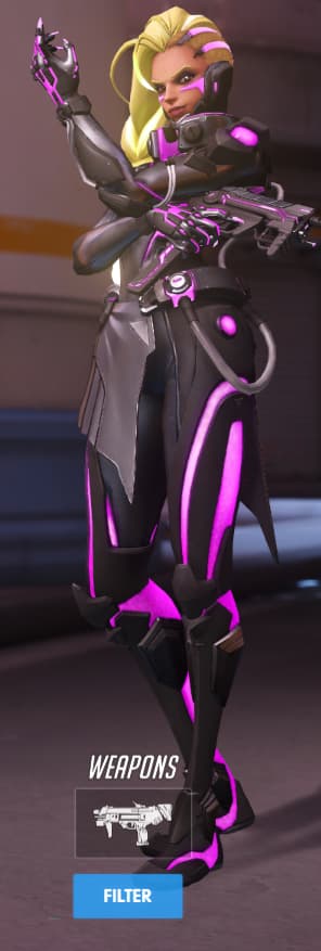 Sombra Augmented skin Overwatch