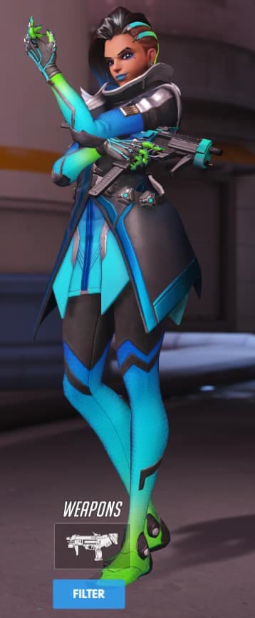 Overwatch Sombra Mar skin