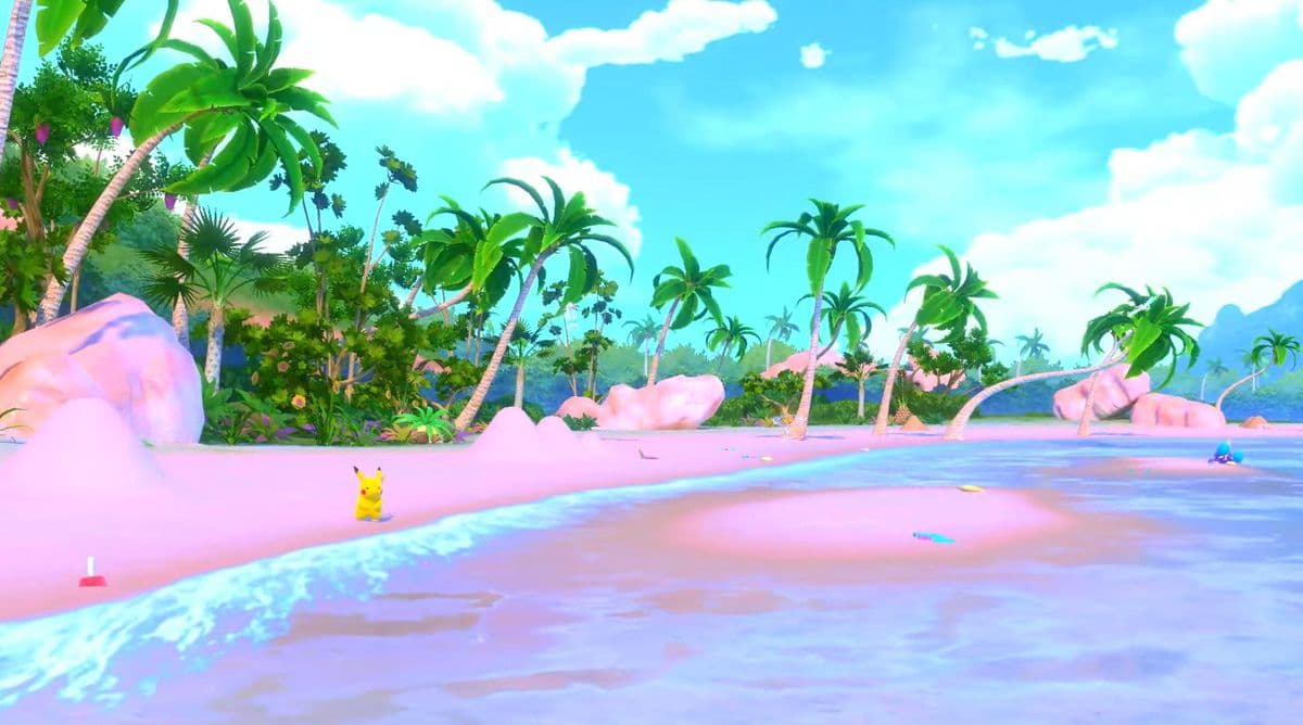 new pokemon snap beach course