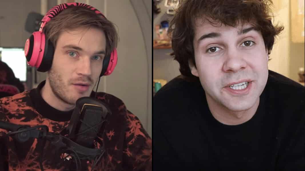 PewDiePie and David Dobrik