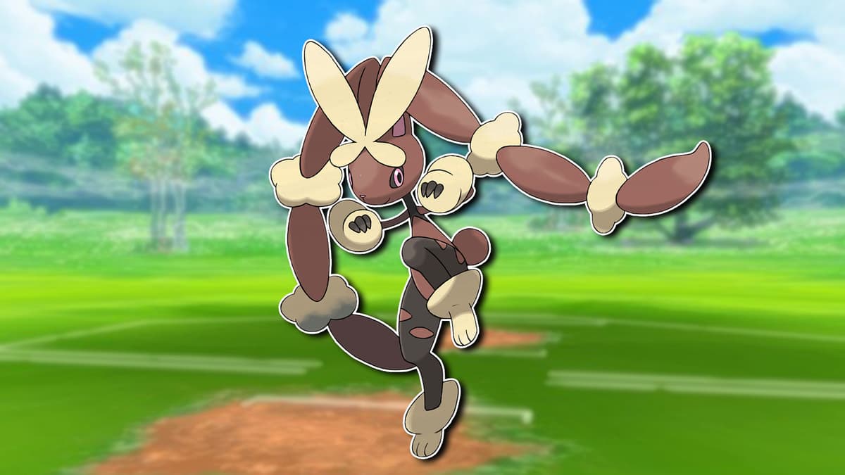 Screenshot of Mega Lopunny in Pokemon Go