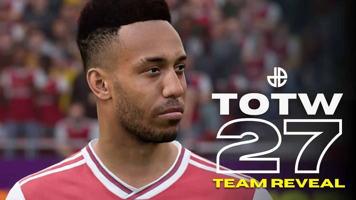 FIFA 21 Ultimate Team TOTW Team of the Week 27 Aubameyang