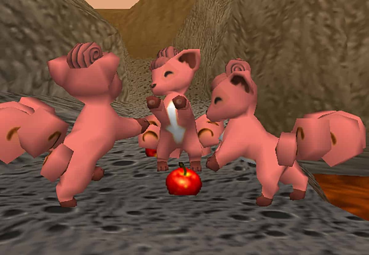 Vulpix in pokemon snap