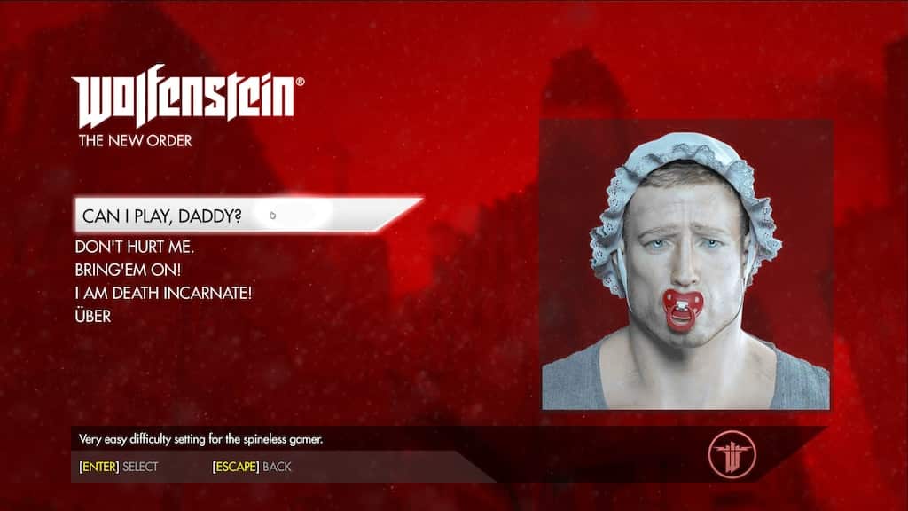 Wolfenstein difficulty