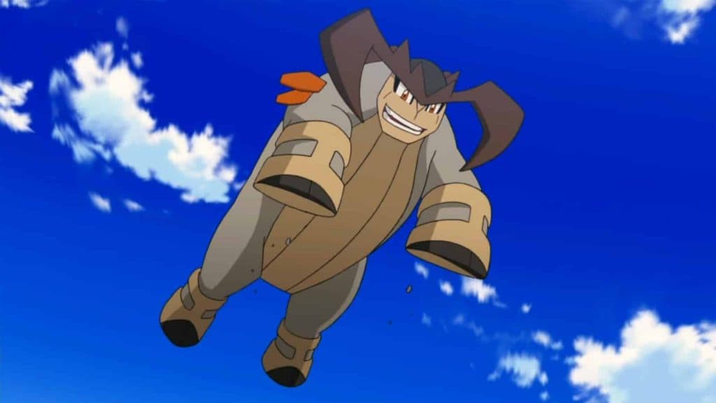 Terrakion in the Pokemon anime