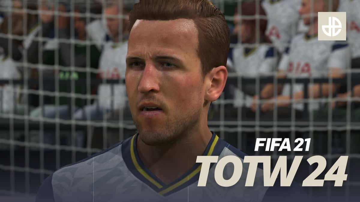 Harry Kane in FIFA 21 Ultimate Team Team of the Week TOTW 24.