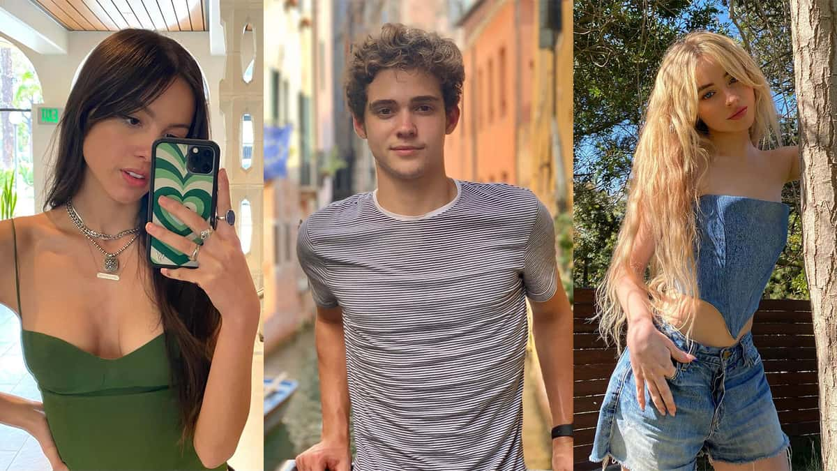 Olivia Rodrigo, Joshua Bassett and Sabrina Carpenter drama